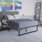 Flash Furniture 14 Inch Full Metal Platform Bed Frame/Steel Slats MP-XU-BD10001-F-BK-GG - alternate 6